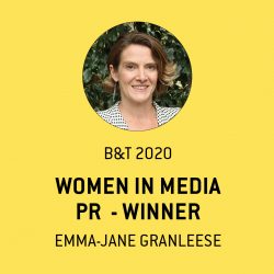 BandT 2020 Women in Media PR